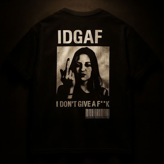 DANK™ "IDGAF" Oversized Tee