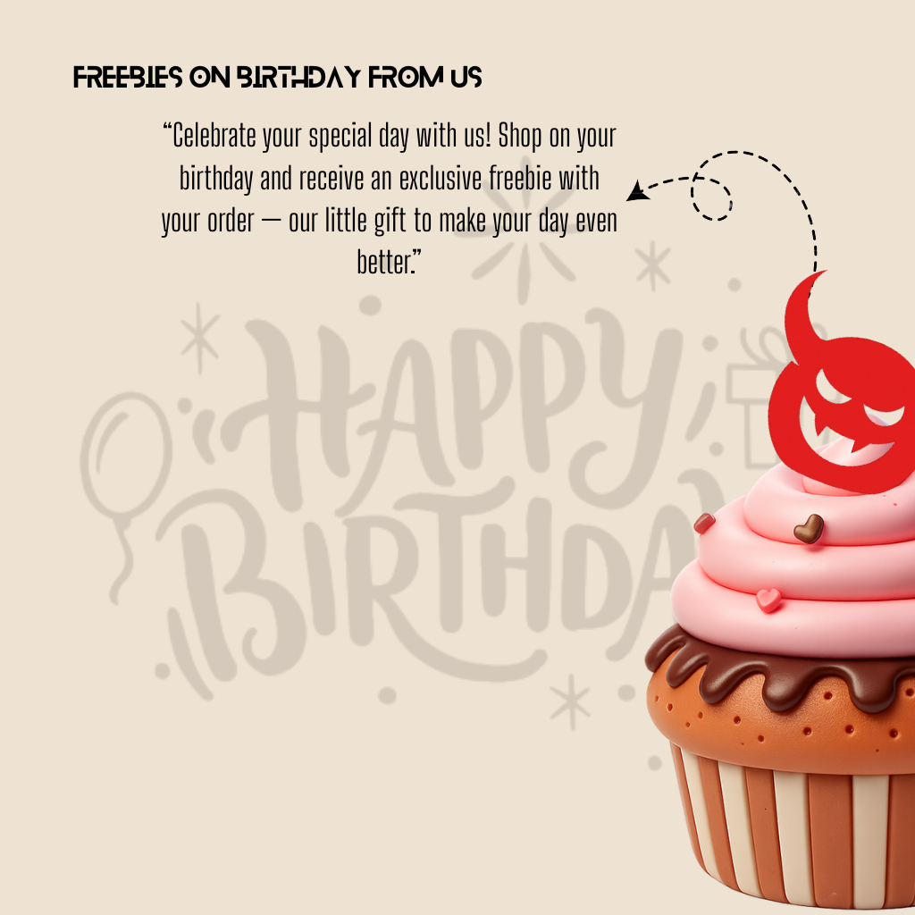 EXCITING GIFTS FROM US ON YOUR BDAY