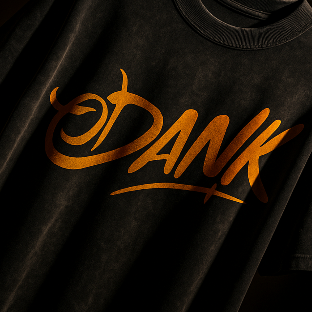 DANK™ Tigerstorm Acid Wash Oversized Tee